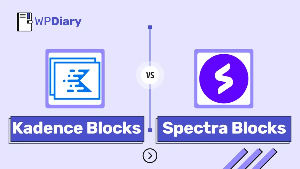 feature image of Kadence Blocks vs Spectra Blocks.