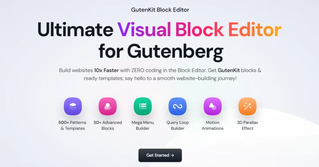 Gutenkit Review Featured Image. This is here to promote GutenKit Blocks Black Friday Deal. 