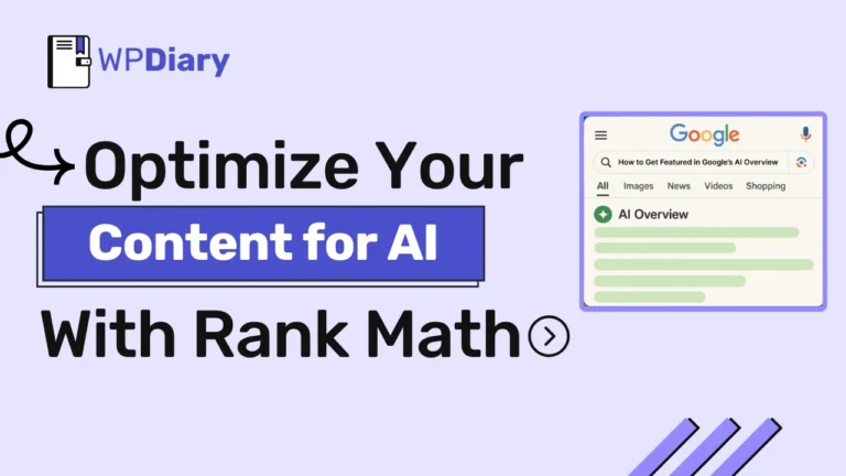 Post featured image for the 'Optimize Your Content for AI with Rank Math'