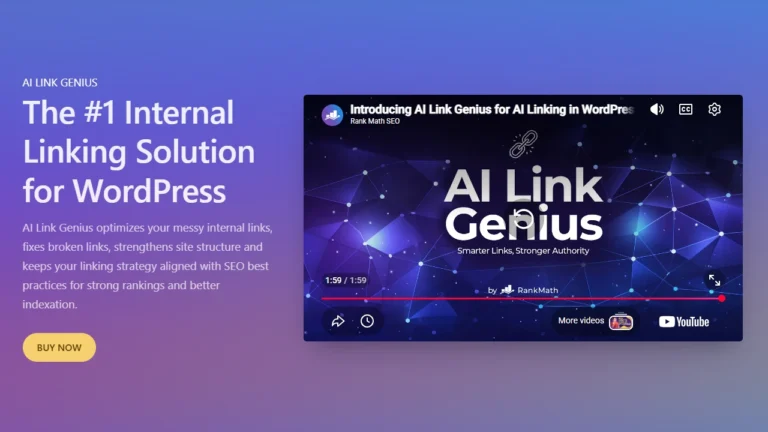 Rank Math Makes Website Internal Linking Super Easy with AI